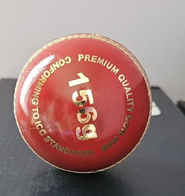 Red Mako Cricket Ball - Image 3